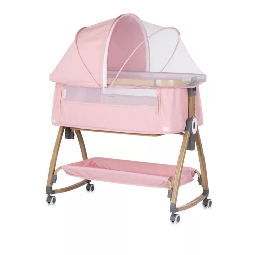 Chipolino Charisma babaöböl - powder pink/wood