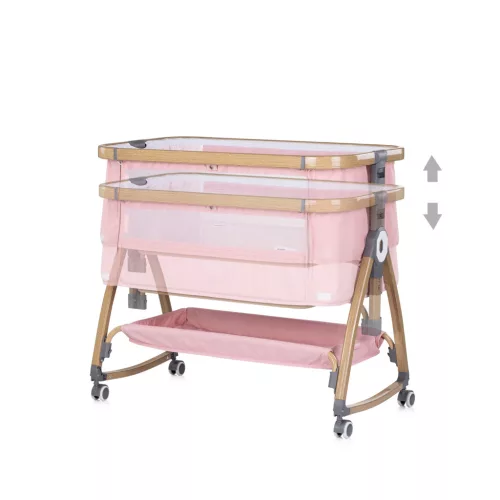 Chipolino Charisma babaöböl - powder pink/wood