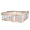 Chipolino Easy babakarám összecsukható 180x180 cm - beige