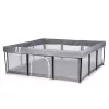 Chipolino Easy babakarám összecsukható 180x180 cm - grey