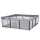 Chipolino Easy babakarám összecsukható 180x180 cm - grey