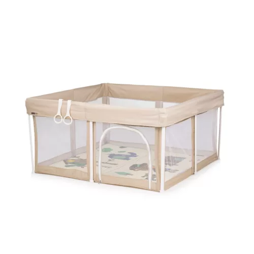 Chipolino Vibe babakarám összecsukható 120x120 cm - beige