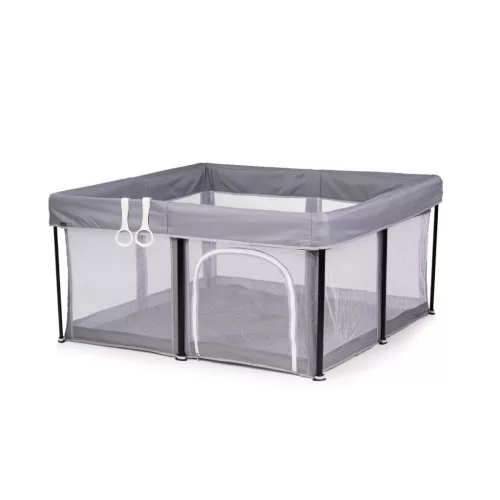 Chipolino Vibe babakarám összecsukható 120x120 cm - grey
