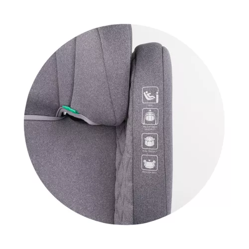Chipolino Cyber autósülés 100-150cm - platinum