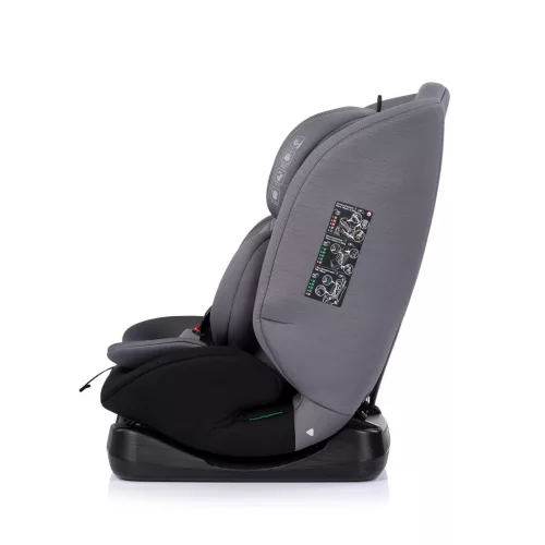 Chipolino Mondial autósülés I-Size 40-150cm - charcoal