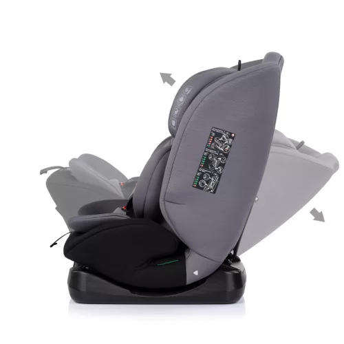 Chipolino Mondial autósülés I-Size 40-150cm - charcoal
