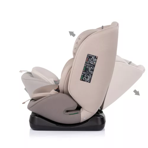 Chipolino Mondial autósülés I-Size 40-150cm - latte