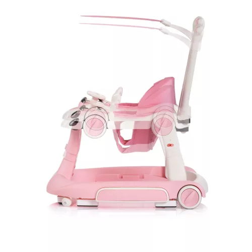 Chipolino Happy Walker bébikomp - pink