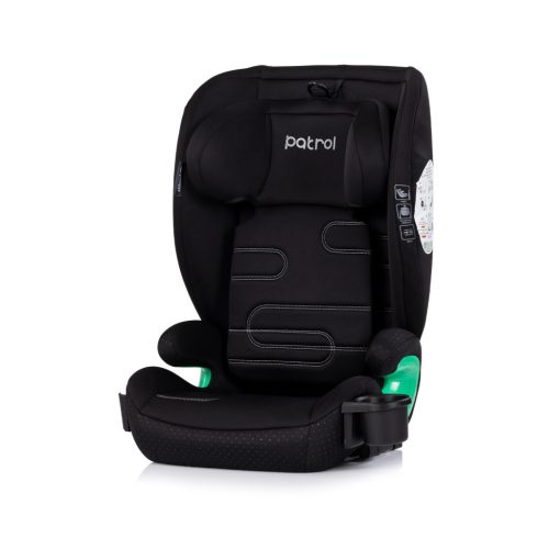 Chipolino Patrol autósülés Isofix 100-150cm - noir