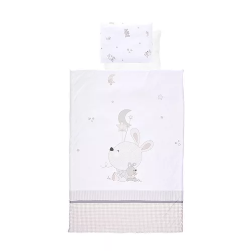 Lorelli 4 részes ágynemű garnitúra - Little Rabbits Grey