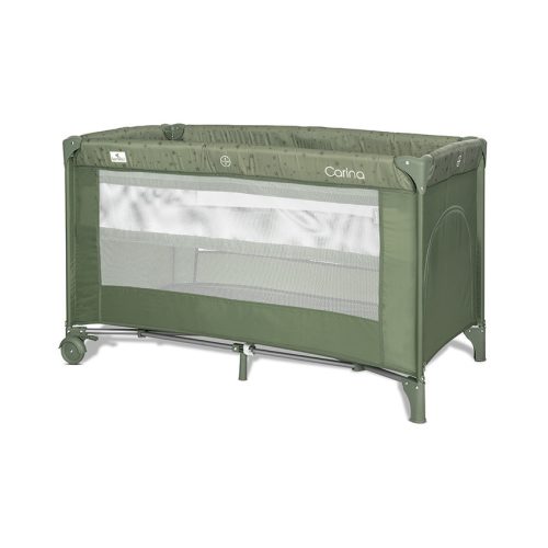 Lorelli Carina 2 multifunkciós utazóágy - Oil Green Stars