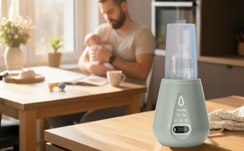 Nuvita digitális cumisüveg-melegítő - 1170 - Sage green