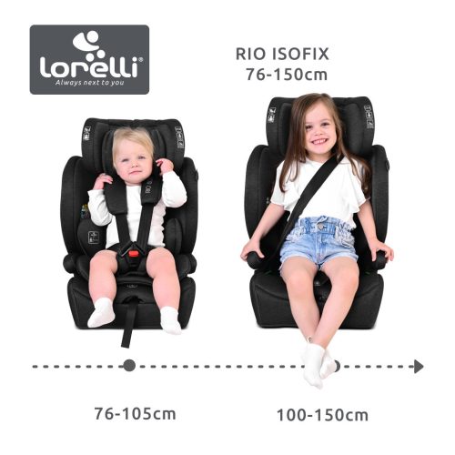 Lorelli Rio isofix autósülés i-Size 76 -150cm - Pink