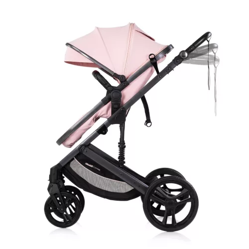 Chipolino Amore babakocsi mózessé alakítható sportrésszel - Powder pink