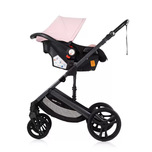 Chipolino Amore babakocsi mózessé alakítható sportrésszel - Powder pink