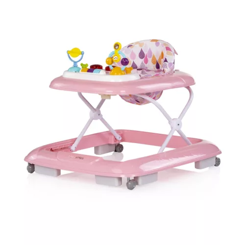 Chipolino Baby Steps zenélő bébikomp - Pink