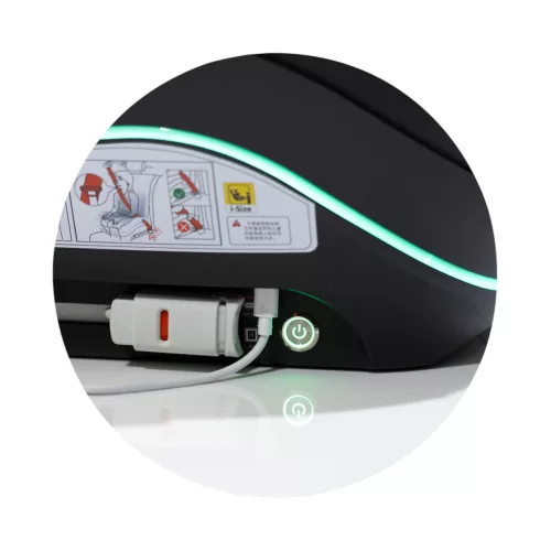 Chipolino Genesis Smart I-Size Isofix gyerekülés 125-150 cm hőszabályozással - Noir
