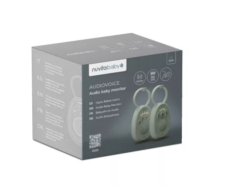 Nuvita Audiovoice bébiőr fehér zajjal 3020 - Sage Green