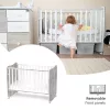 Lorelli Stars ringatható kiságy 60x120 - White / Artwood