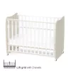 Lorelli Stars ringatható kiságy 60x120 - White / Light oak