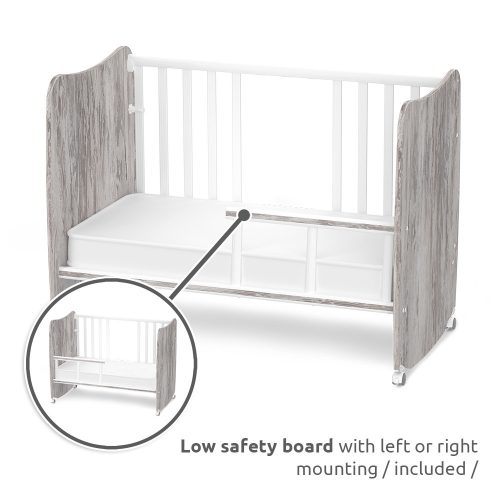 Lorelli Stars ringatható kiságy 60x120 - White / Amber