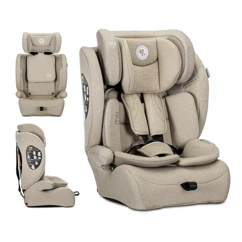 Lorelli Adventure autósülés i-Size 76-150cm - Beige (doboz nélküli)