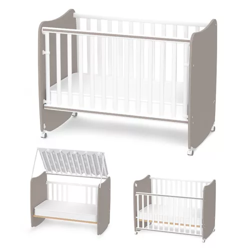 Lorelli Stars ringatható kiságy 60x120 - White / String