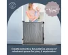 Dreambaby Glide 'n' hide xtra biztonsági ajtórács 140 cm-ig - szürke