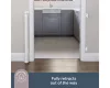 Dreambaby Glide 'n' hide xtra biztonsági ajtórács 140 cm-ig - fehér