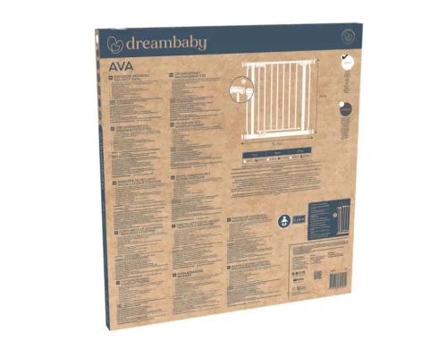 Dreambaby Ava biztonsági ajtórács 75-81 cm - fehér