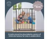Dreambaby Ava biztonsági ajtórács 75-81 cm - sötétszürke