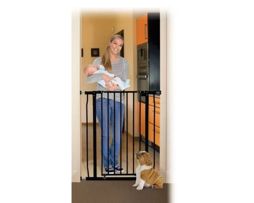 Dreambaby Liberty extra magas biztonsági kapu 75-81 cm - fekete