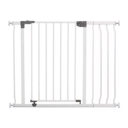 Dreambaby Liberty biztonsági kapu - fehér 75 cm-81 cm magas és 1 x 18 cm hosszabbítás