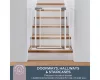 Dreambaby Clear view biztonsági ajtórács 75-81 cm - fehér