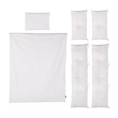 Chipolino 9 részes ágynemű garnitúra paplanhuzattal 60/120 - Beige stars