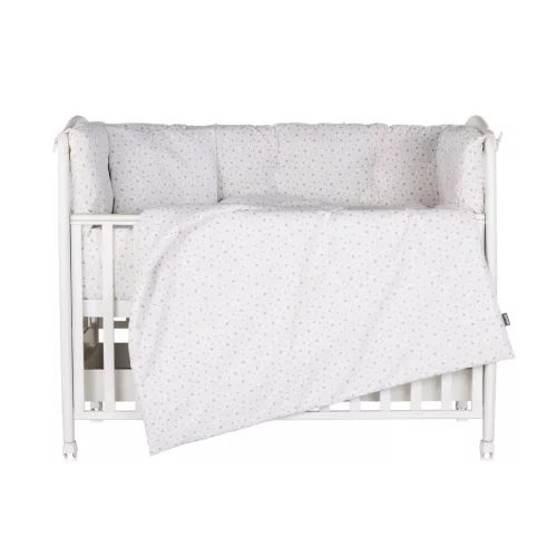 Chipolino 9 részes ágynemű garnitúra paplanhuzattal 60/120 - Beige stars
