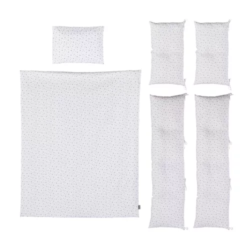 Chipolino 9 részes ágynemű garnitúra paplanhuzattal 60/120 - Grey stars