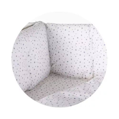 Chipolino 9 részes ágynemű garnitúra paplanhuzattal 60/120 - Grey stars
