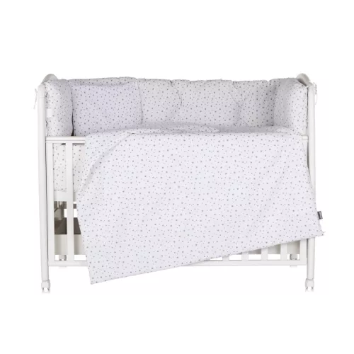 Chipolino 9 részes ágynemű garnitúra paplanhuzattal 60/120 - Grey stars