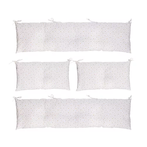 Chipolino 9 részes ágynemű garnitúra paplanhuzattal 70/140 - Beige stars