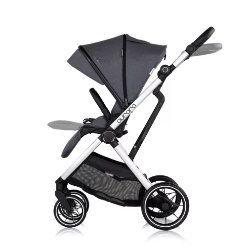 Chipolino Aurora 3az1-ben multifunkciós babakocsi - Charcoal
