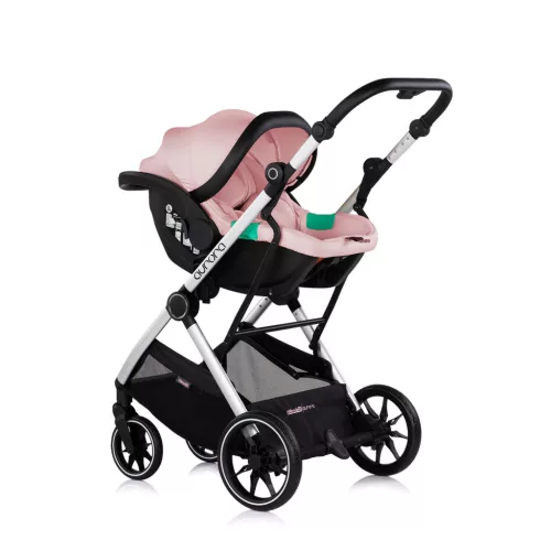 Chipolino Aurora 3az1-ben multifunkciós babakocsi - Powder pink