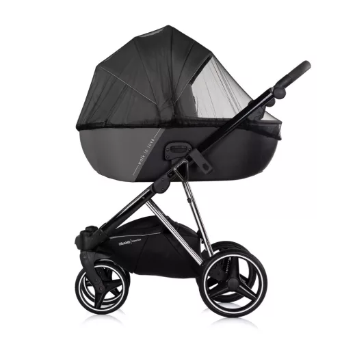 Chipolino Imperium 3 az 1-ben újszülött babakocsi - Charcoal