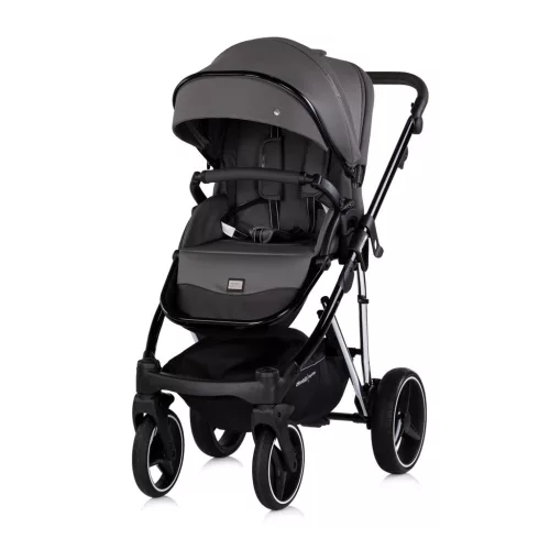 Chipolino Imperium 3 az 1-ben újszülött babakocsi - Charcoal