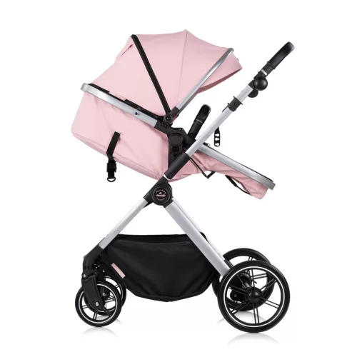 Chipolino Pearl babakocsi 2:1-ben mózessé alakítható sportrésszel - Powder pink