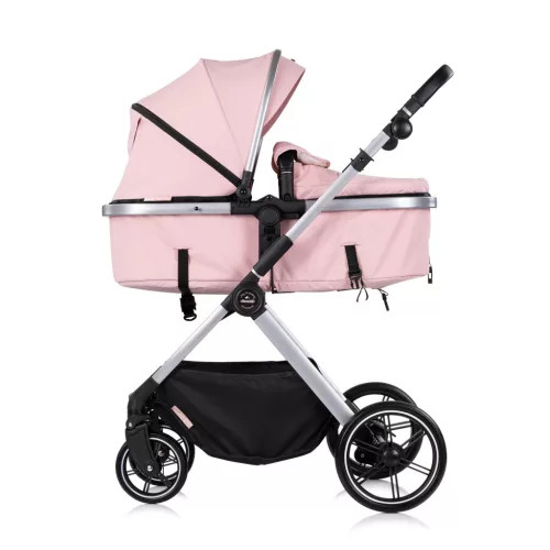 Chipolino Pearl babakocsi 2:1-ben mózessé alakítható sportrésszel - Powder pink