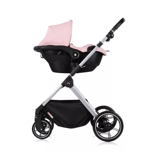Chipolino Pearl babakocsi 2:1-ben mózessé alakítható sportrésszel - Powder pink