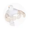 Chipolino Duck tusoló állvány - white/beige