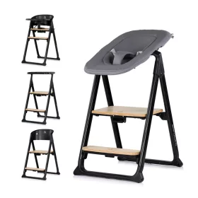 Chipolino Quatro többfunckiós etetőszék - charcoal