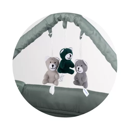 Chipolino Luna multifunkciós utazóágy - matcha